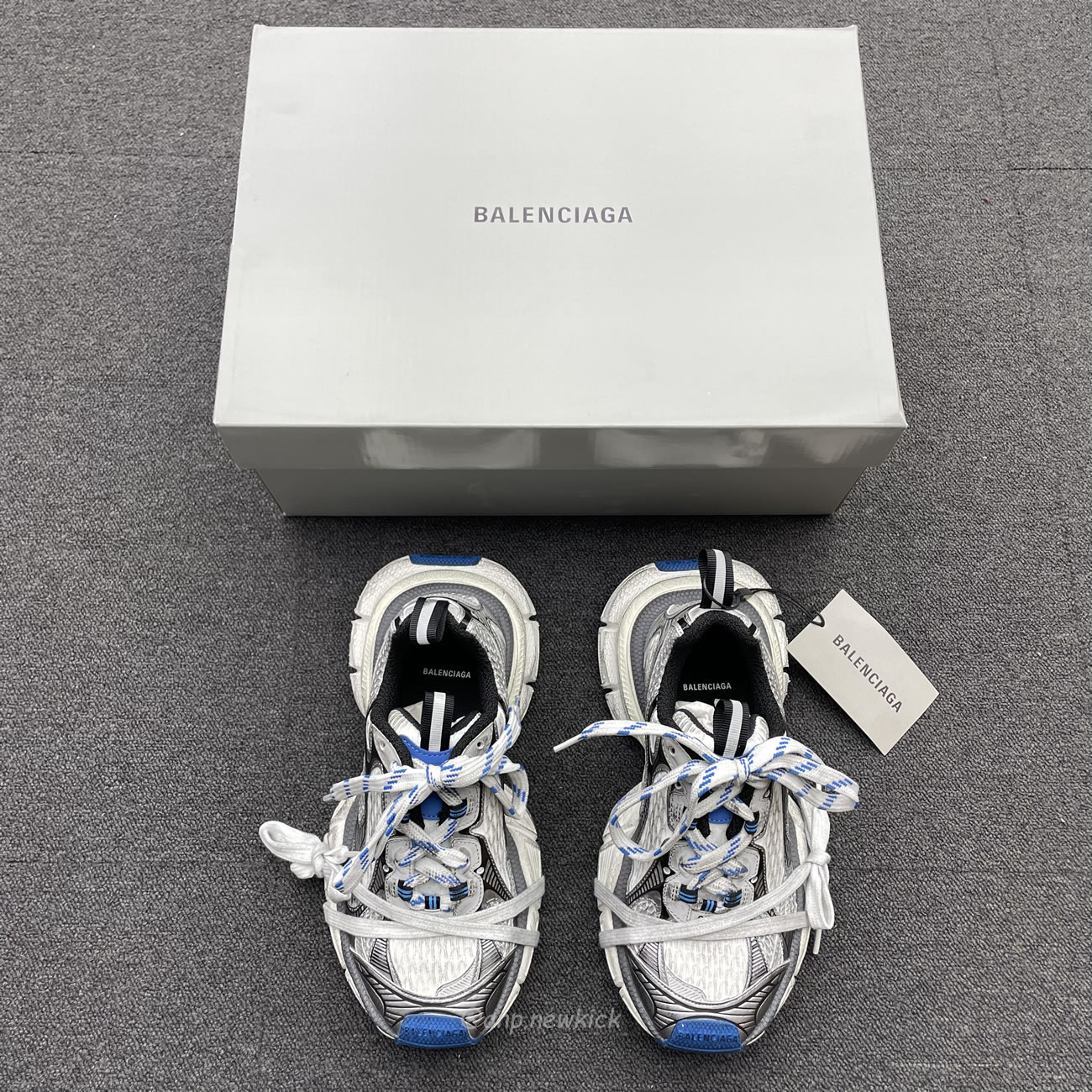 Balenciaga 3xl Trainer Grey White Blue 734731 W3xl7 1214 (11) - newkick.vip